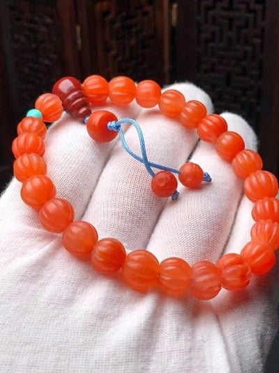 保山南紅珊瑚+綠松+珊瑚玉精選手鍊2