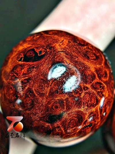 印度小葉紫檀手珠【氣貫長虹】經典瘤疤料 25mm×10顆4