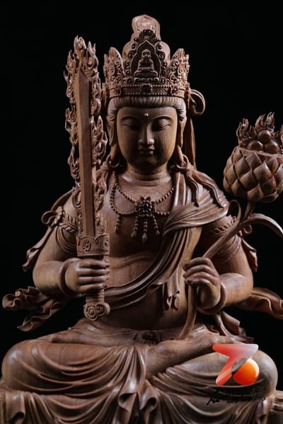 印度老山檀香大師巨作【虛空藏菩薩】7