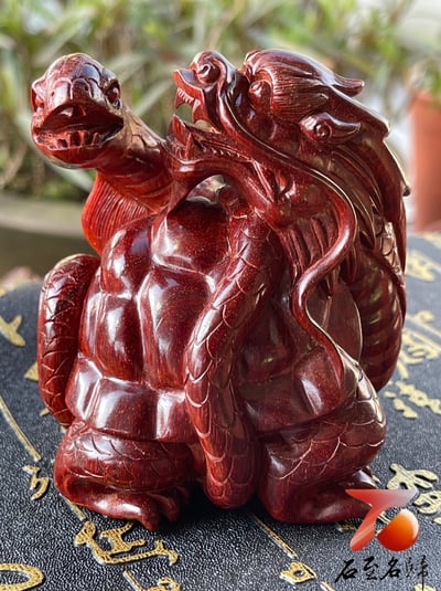 印度小葉紫檀高油密二膘材質 湘工手作【四大神獸】2