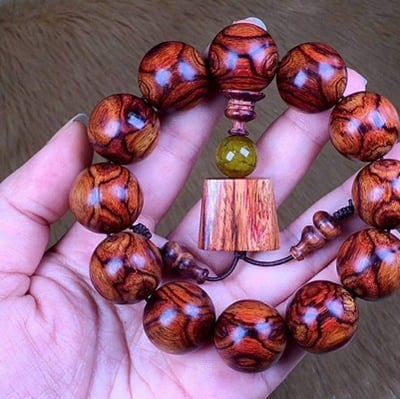 海南黃花梨野生料19.5mm手珠2