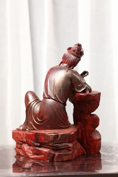 印度小葉紫檀清刀製 三十三觀音之十九【能靜觀音】4