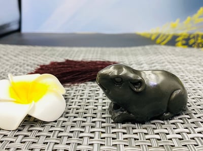 壽山石精雕作品【Q版福鼠】2