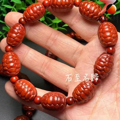 印度小葉紫檀高油密老料【富甲天下手珠】2