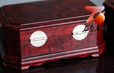 印度小葉紫檀滿瘤疤料 帶金星全獨版【招財瑞獸首飾盒】7