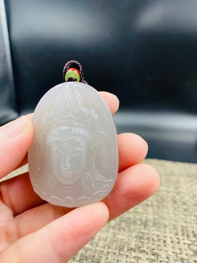 和田玉青海料【觀音】2