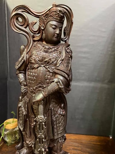 印度小葉紫檀清刀款【韋陀護法】2