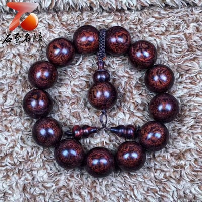 海南黃花梨油梨老料 雙面蜘蛛紋 【蜘蛛王】重量31.3克6