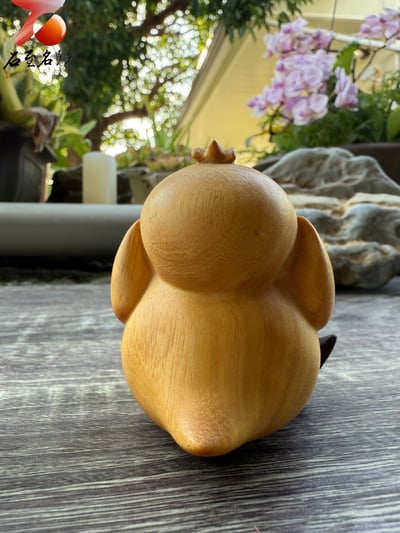 黃楊木+紅花梨木+楓木+烏檀木拼接【可達鴨】神奇寶貝娃娃 寶可夢公仔 Pokemon6