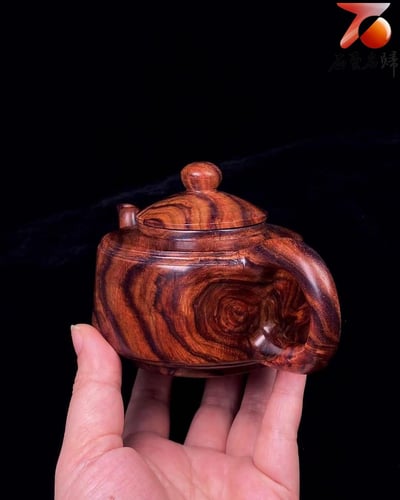 海南黃花梨野生料【把把壺（福）】重量249公克5