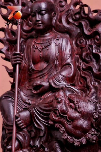 印度小葉紫檀【地藏王菩薩】 省大師親作5