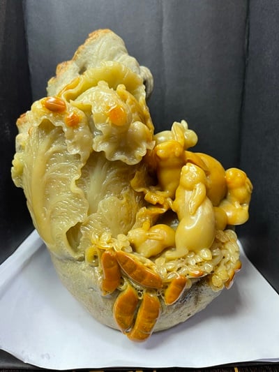 青田石擺件【豐收】2