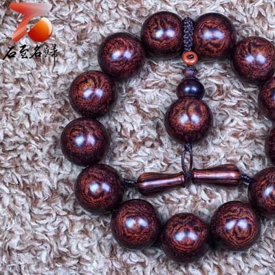 海南黃花梨油梨老料 雙面蜘蛛紋 【蜘蛛王】重量31.6克3