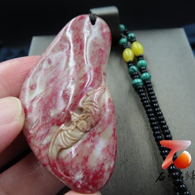 軟底雞血石掛件、手把件【蓮蓮福至】3