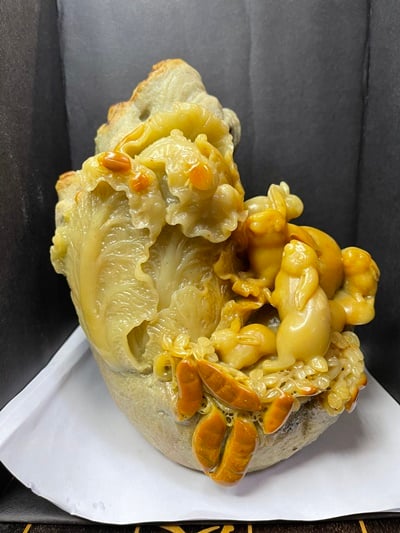 青田石擺件【豐收】1