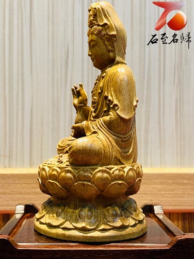 貴州金絲楠小葉楨楠【坐蓮觀音】3