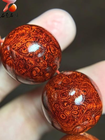 印度小葉紫檀20mm×12顆爆滿纓子瘤疤【道】8