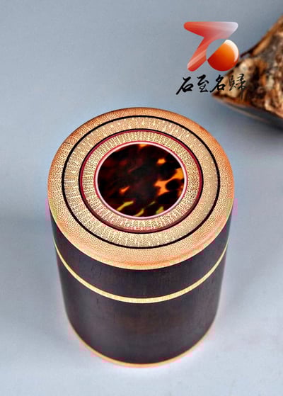 印度小葉紫檀鑲嵌茶葉罐7