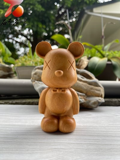 崖柏木雕件【暴力熊】1