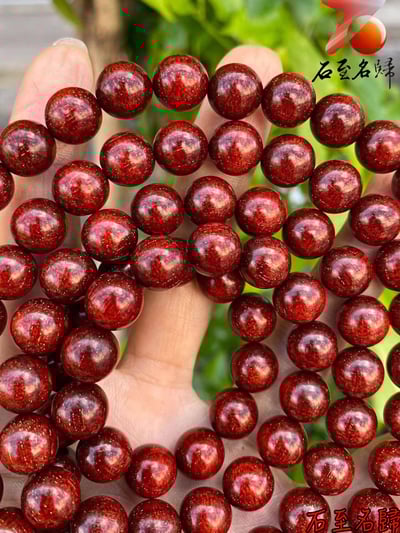 天然 精選印度小葉紫檀360度爆滿大龍鱗+爆滿金星10mmx108顆念珠2