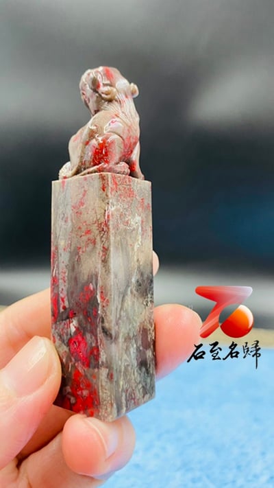 巴林軟底雞血石印章3