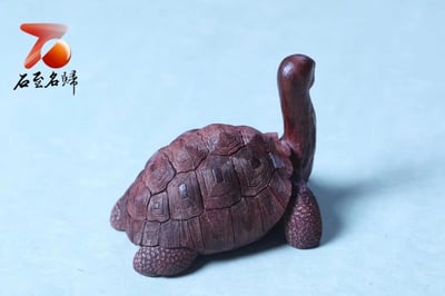 海南黃花梨 紫油梨手作【百財歸來】4