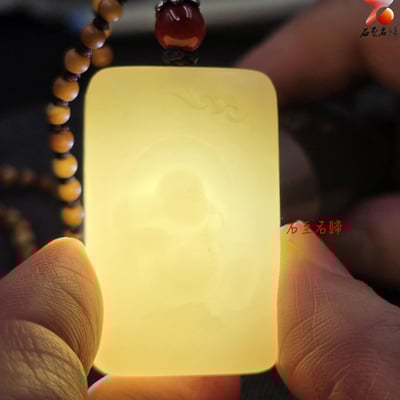 和田玉籽料一級白〔羊脂白] 作品 【滿皮彌勒佛 】蘇州名家作品 附雙鑑定證書6