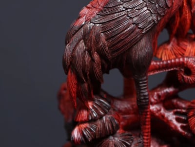 印度小葉紫檀【松鶴延年】4