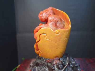 寮國田黃石系列【美猴王】4