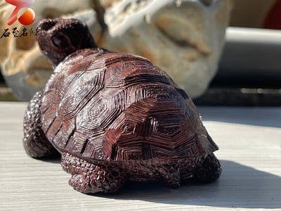 印度小葉紫檀高油密二膘料【鎮宅象龜】6