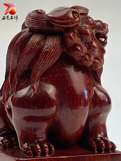 印度小葉紫檀高油密二膘料 湘工手作【獅印】6