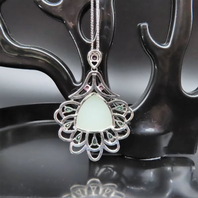 新疆和田玉精品 尊榮閃耀項鍊3