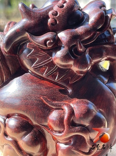 印度小葉紫檀 高油密料【招財貔貅】5