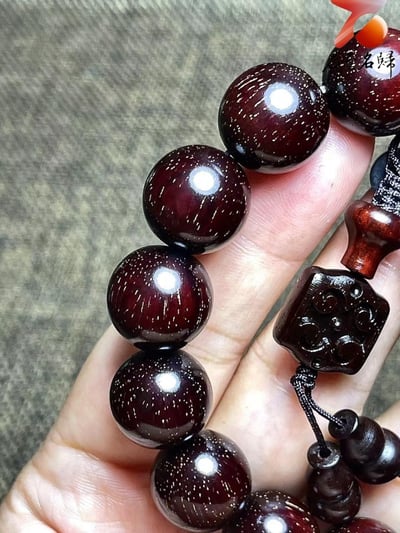 印度小葉紫檀老料15mm滿金星精選【舍得之道，鎏金典藏】4