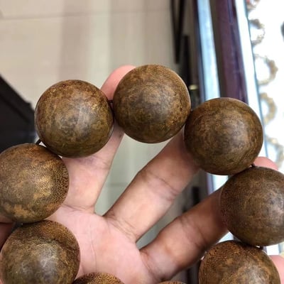 超大規格加里曼丹沉香手串珍藏30mm×9  【修無明，斷煩惱】2