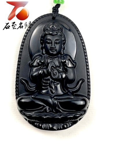 12生肖守護神 天然黑曜石項鍊 八大守護神8