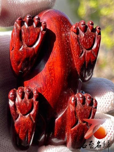 印度小葉紫檀高油密二膘材質 湘工手作【貔貅】8