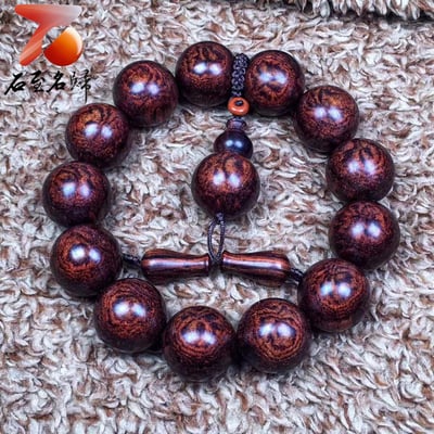 海南黃花梨油梨老料 雙面蜘蛛紋 【蜘蛛王】重量31.6克5