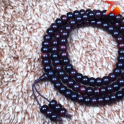 海南黃花梨 紫油梨老料5mm×7mm×108+6顆2