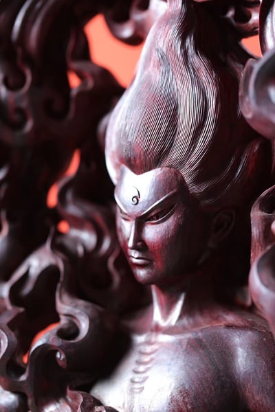 印度小葉紫檀清刀款【三太子哪吒】4