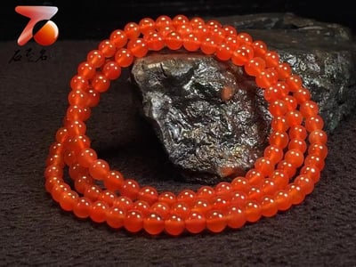 高端冰紅女神款 臻品雲南保山冰紅長鏈6mm手珠1