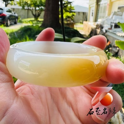 和田玉糖白極品玉鐲｜脂白凝潤・糖韻流光5