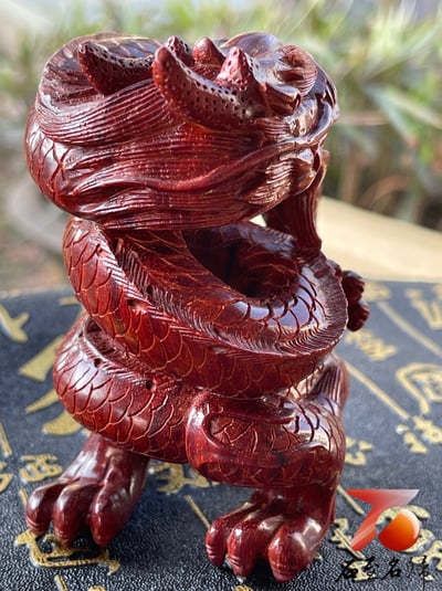 印度小葉紫檀高油密二膘材質 湘工手作【四大神獸】15