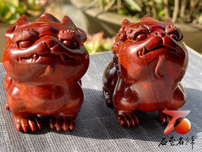 印度小葉紫檀高油密二膘料製 【Q版貔貅】2