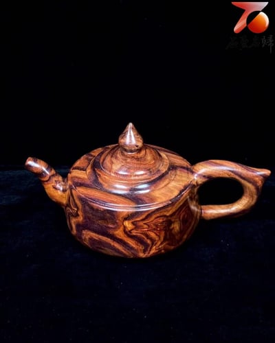 海南黃花梨野生料【把把壺（福）】重量339公克5