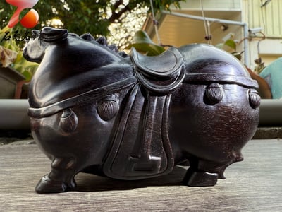 傳世之姿｜奔騰千年 印度小葉紫檀金星老料純手工雕刻【唐馬】6