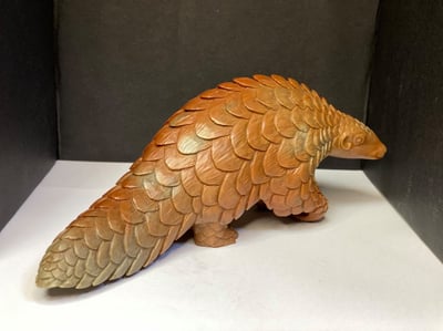 壽山牛蛋石【穿山甲】6