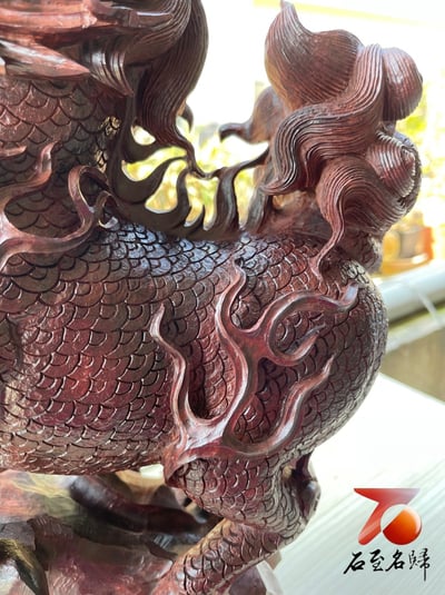 印度小葉紫檀高油密製【瑞獸麒麟】9