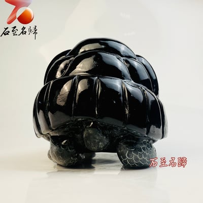 丹東石純手工雕烏龜 張國民雕刻家作品【重量級鎮宅象龜】7