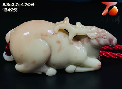 精美壽山石 老師傅手工雕刻【梅花鹿】3